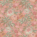 G P & J BAKER - SUMMER PEONY- RED - Wallcovering by the Roll