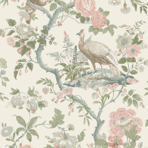 G P & J BAKER - BROUGHTON ROSE- BLUSH - Wallcovering by the Roll BLUSH