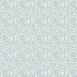 G P & J BAKER - FLORA- BLUE - Wallcovering by the Roll