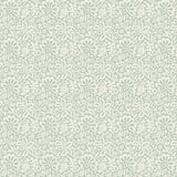 G P & J BAKER - FLORA- AQUA - Wallcovering by the Roll