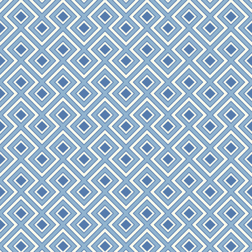 G P & J BAKER - LA FIORENTINA SMALL- BLUE - Wallcovering by the Roll BLUE