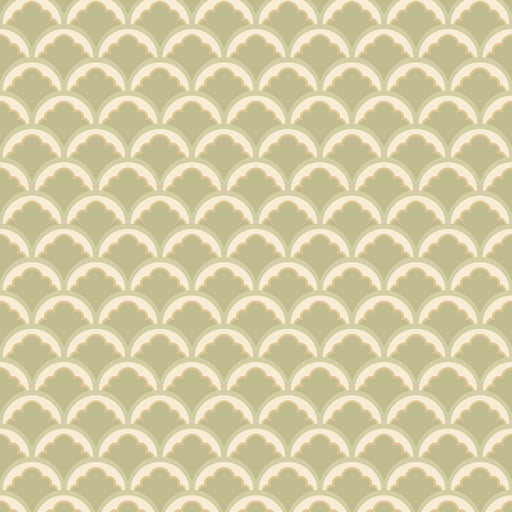 G P & J BAKER - MOUNT TEMPLE SMALL- SAGE - Wallcovering by the Roll SAGE