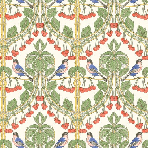 G P & J BAKER - BIRDS & CHERRIES- MULTI - Wallcovering by the Roll MULTI
