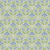 G P & J BAKER - IRIS MEADOW- BLUE/GREEN - Wallcovering by the Roll