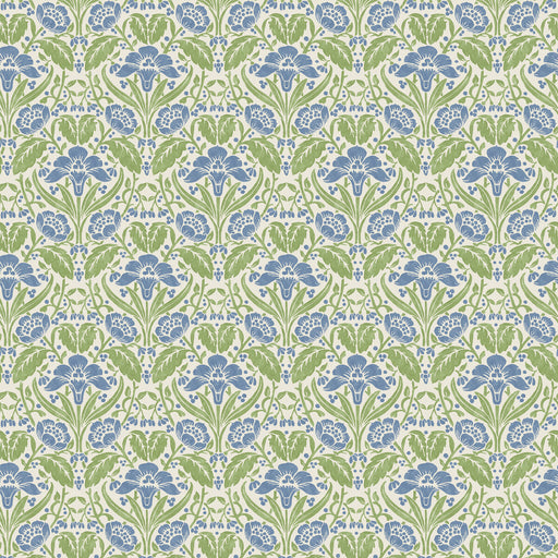 G P & J BAKER - IRIS MEADOW- BLUE/GREEN - Wallcovering by the Roll BLUE/GREEN