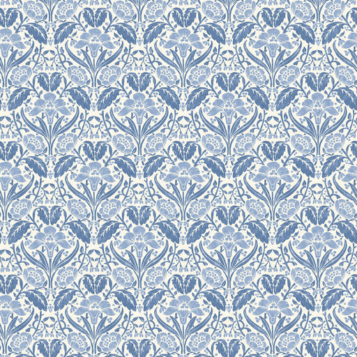 G P & J BAKER - IRIS MEADOW- BLUE - Wallcovering by the Roll BLUE