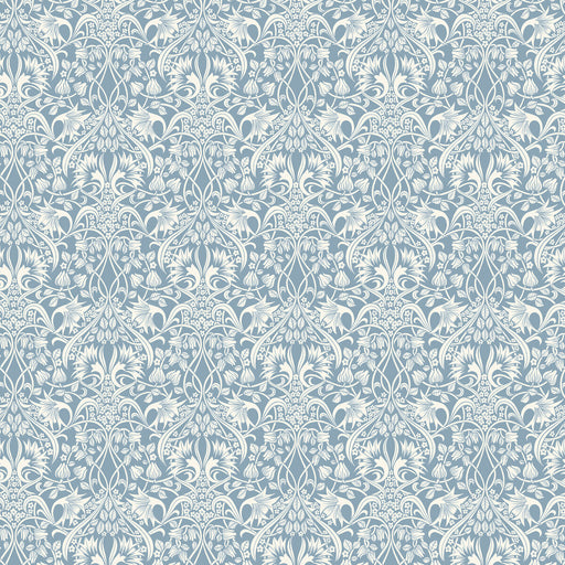 G P & J BAKER - FRITILLERIE- BLUE - Wallcovering by the Roll BLUE