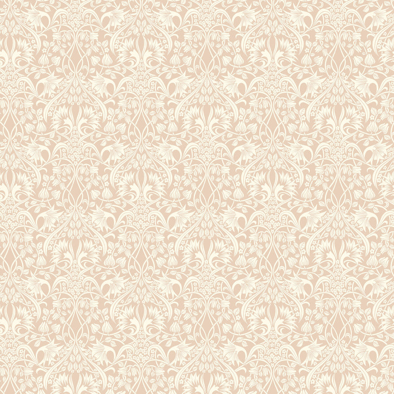 G P & J BAKER - FRITILLERIE- BLUSH - Wallcovering by the Roll BLUSH