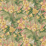 G P & J BAKER - TRUMPET FLOWERS- BLUSH - Wallcovering by the Roll