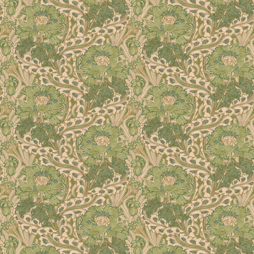 G P & J BAKER - BRANTWOOD- GREEN - Wallcovering by the Roll GREEN