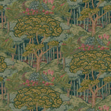 G P & J BAKER - RUSKIN- EMERALD - Wallcovering by the Roll