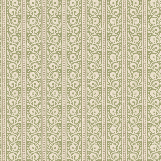 G P & J BAKER - BIBURY- GREEN - Wallcovering by the Roll GREEN