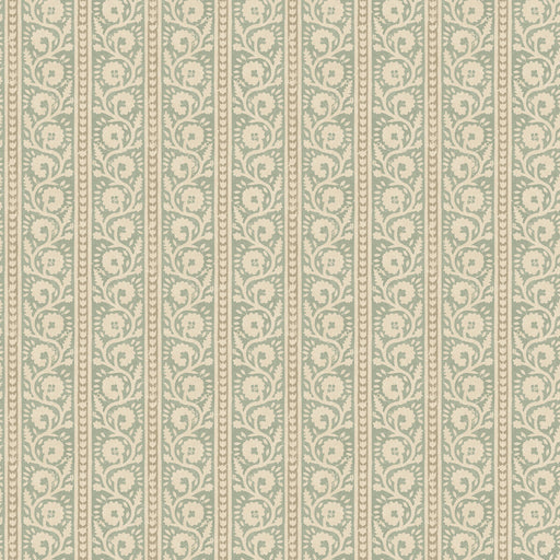 G P & J BAKER - BIBURY- AQUA - Wallcovering by the Roll AQUA
