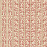 G P & J BAKER - BIBURY- RED/SAND - Wallcovering by the Roll