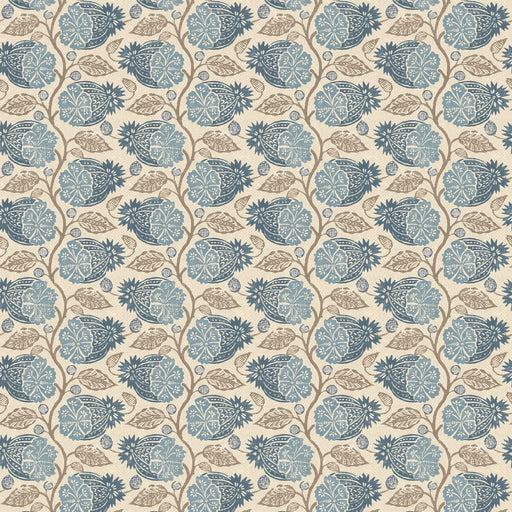 G P & J BAKER - CALCOT- INDIGO - Wallcovering by the Roll INDIGO