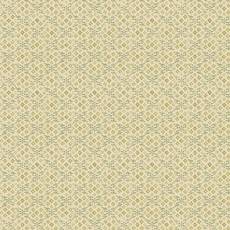 G P & J BAKER - GRANTLY- GREEN - Wallcovering by the Roll GREEN
