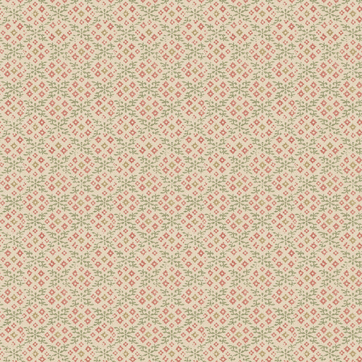 G P & J BAKER - GRANTLY- RED/GREEN - Wallcovering by the Roll RED/GREEN