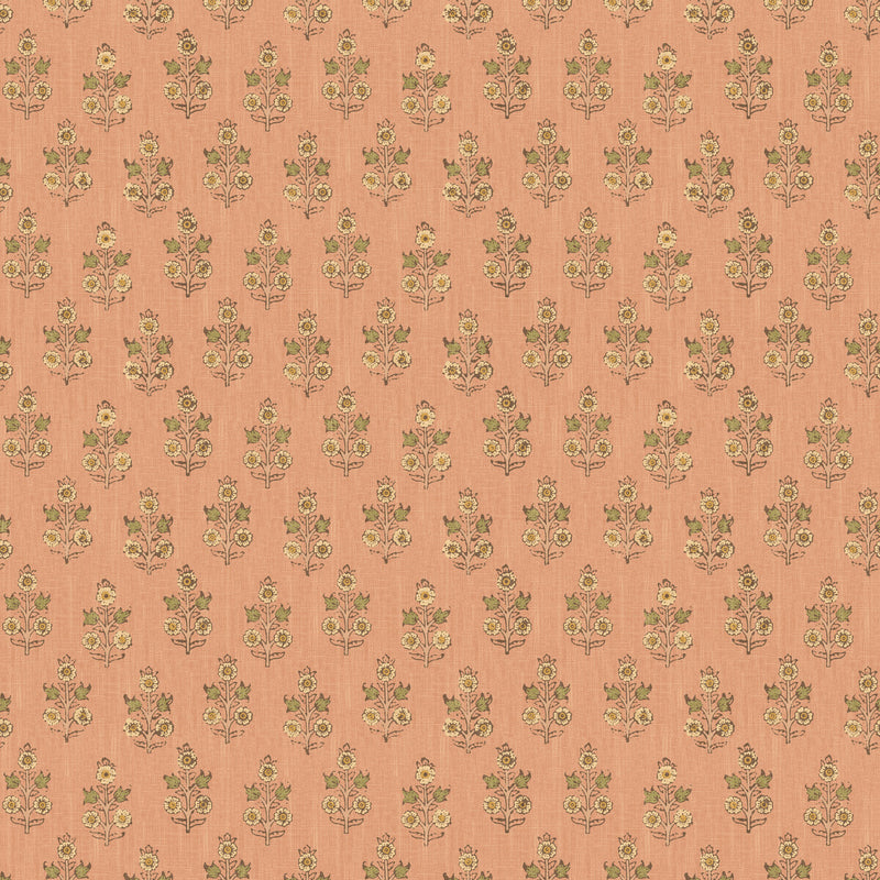 G P & J BAKER - POPPY SPRIG- BLUSH - Wallcovering by the Roll BLUSH