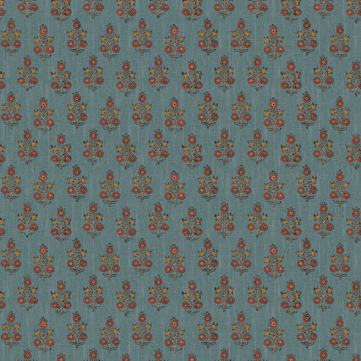 G P & J BAKER - POPPY SPRIG- DENIM - Wallcovering by the Roll DENIM