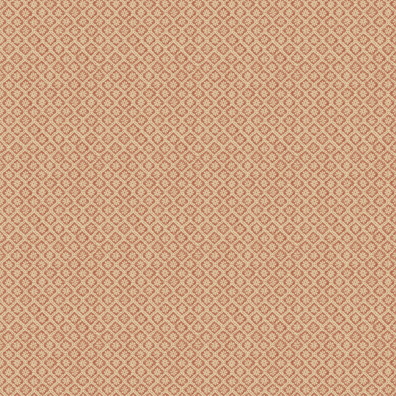 G P & J BAKER - INDUS FLOWER- SOFT RED - Wallcovering by the Roll SOFT RED