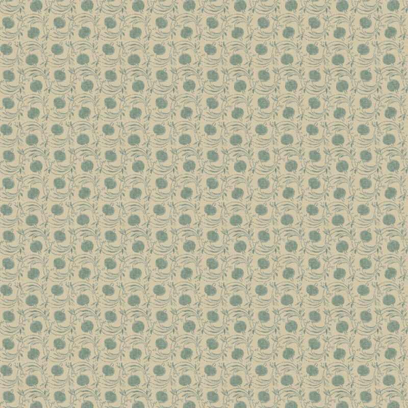 G P & J BAKER - SEED POD- AQUA - Wallcovering by the Roll AQUA