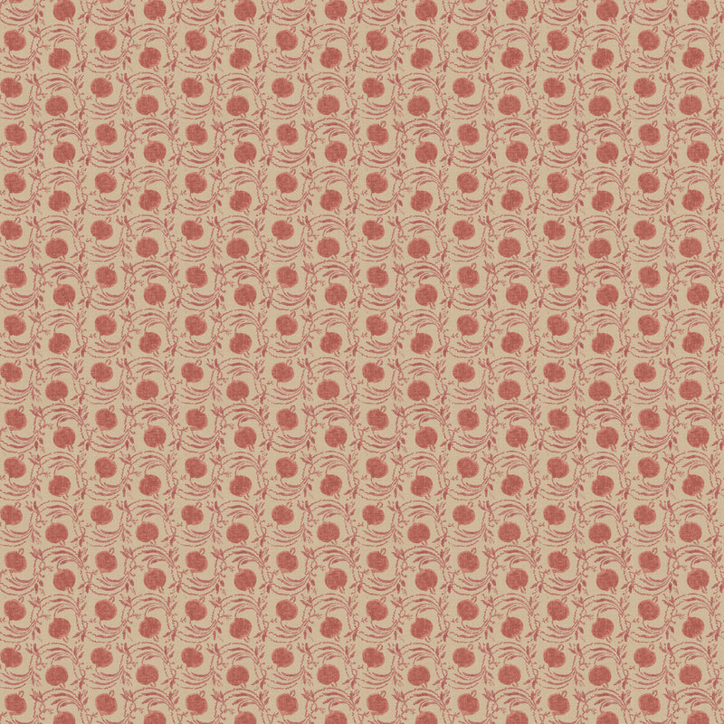 G P & J BAKER - SEED POD- SOFT RED - Wallcovering by the Roll SOFT RED