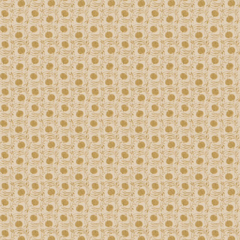 G P & J BAKER - SEED POD- OCHRE - Wallcovering by the Roll OCHRE