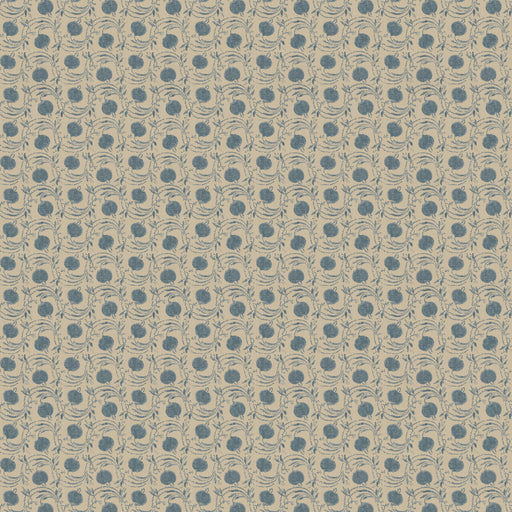 G P & J BAKER - SEED POD- BLUE - Wallcovering by the Roll BLUE