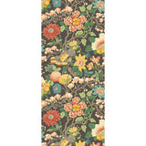 G P & J BAKER - LITTLE MAGNOLIA- CHARCOAL/JEWEL - Wallcovering by the Roll