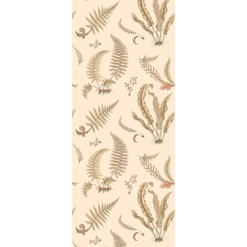 G P & J BAKER - FERNS- PARCHMENT - Wallcovering by the Roll PARCHMENT