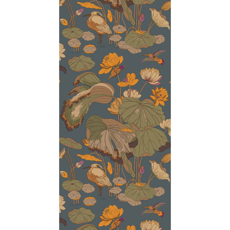 G P & J BAKER - NYMPHEUS- SUNSET - Wallcovering by the Roll SUNSET