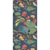 G P & J BAKER - NYMPHEUS- INDIGO/TEAL - Wallcovering by the Roll