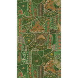 G P & J BAKER - FRONT ROW- JEWEL GREEN - Wallcovering by the Roll