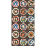 G P & J BAKER - ROBINA'S DINNER PARTY- COCOA - Wallcovering by the Roll