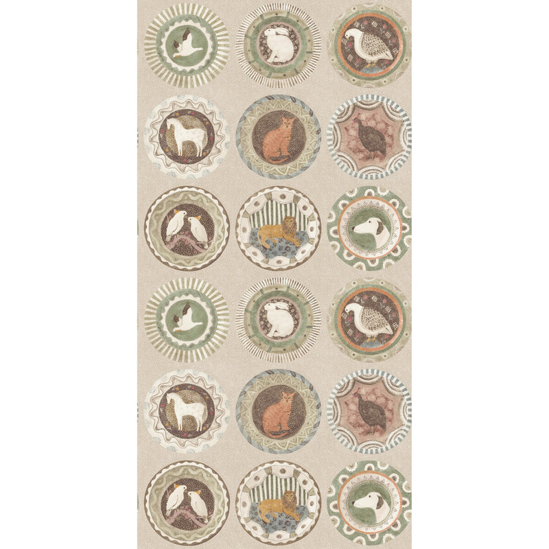 G P & J BAKER - ROBINA'S DINNER PARTY- SAGE - Wallcovering by the Roll SAGE