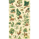 G P & J BAKER - GERTRUDE- DOCUMENT GREEN - Wallcovering by the Roll