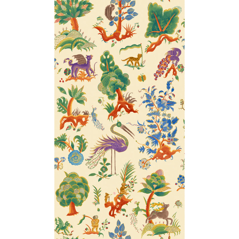 G P & J BAKER - GERTRUDE- JEWEL - Wallcovering by the Roll JEWEL