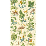 G P & J BAKER - GERTRUDE- SOFT GREEN/AQUA - Wallcovering by the Roll