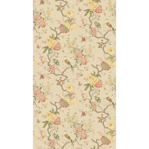 G P & J BAKER - ORIENTAL BIRD- MOLE - Wallcovering by the Roll MOLE