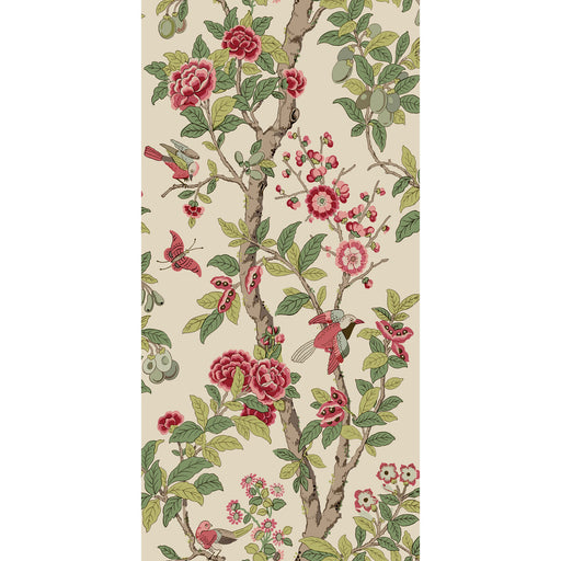 G P & J BAKER - ELDON- ARCHIVE PINK - Wallcovering by the Roll ARCHIVE PINK