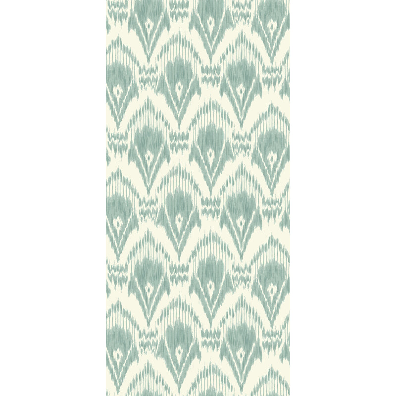 G P & J BAKER - ZARABAND- AQUA - Wallcovering by the Roll AQUA