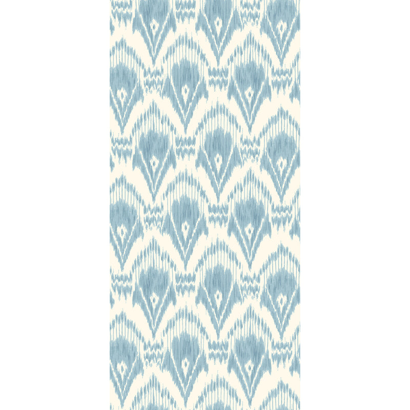G P & J BAKER - ZARABAND- SOFT BLUE - Wallcovering by the Roll SOFT BLUE