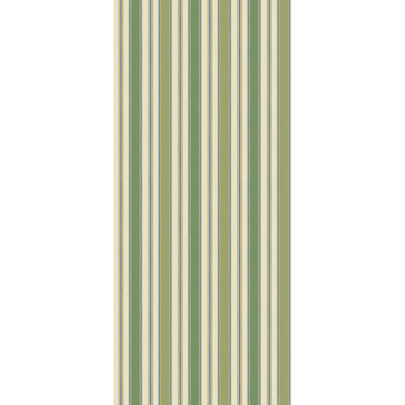 G P & J BAKER - MELBOURNE STRIPE- GREEN/BLUE - Wallcovering by the Roll GREEN/BLUE