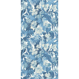 G P & J BAKER - TROPICAL FLORAL- BLUE - Wallcovering by the Roll