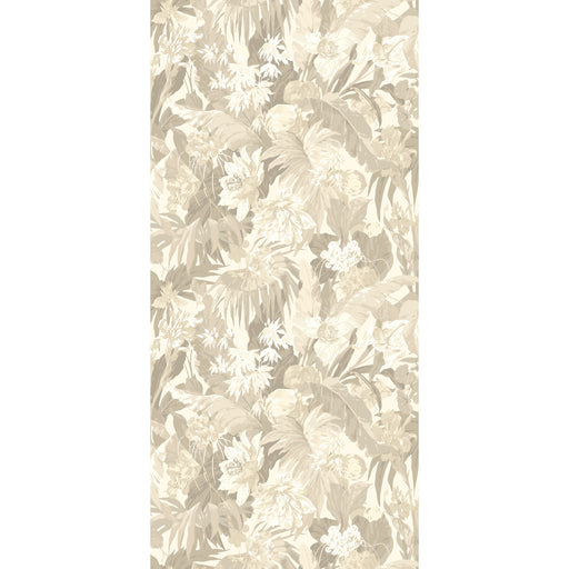 G P & J BAKER - TROPICAL FLORAL- STONE - Wallcovering by the Roll STONE
