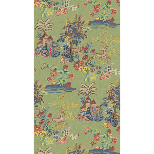 G P & J BAKER - KNIGHT'S TALE- SPRING GREEN - Wallcovering by the Roll SPRING GREEN