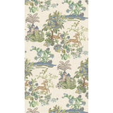 G P & J BAKER - KNIGHT'S TALE- SAGE/BLUE - Wallcovering by the Roll