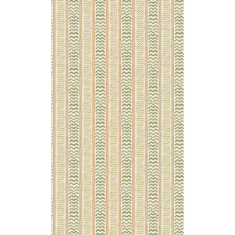 G P & J BAKER - WRIGGLE ROOM- SAGE - Wallcovering by the Roll SAGE