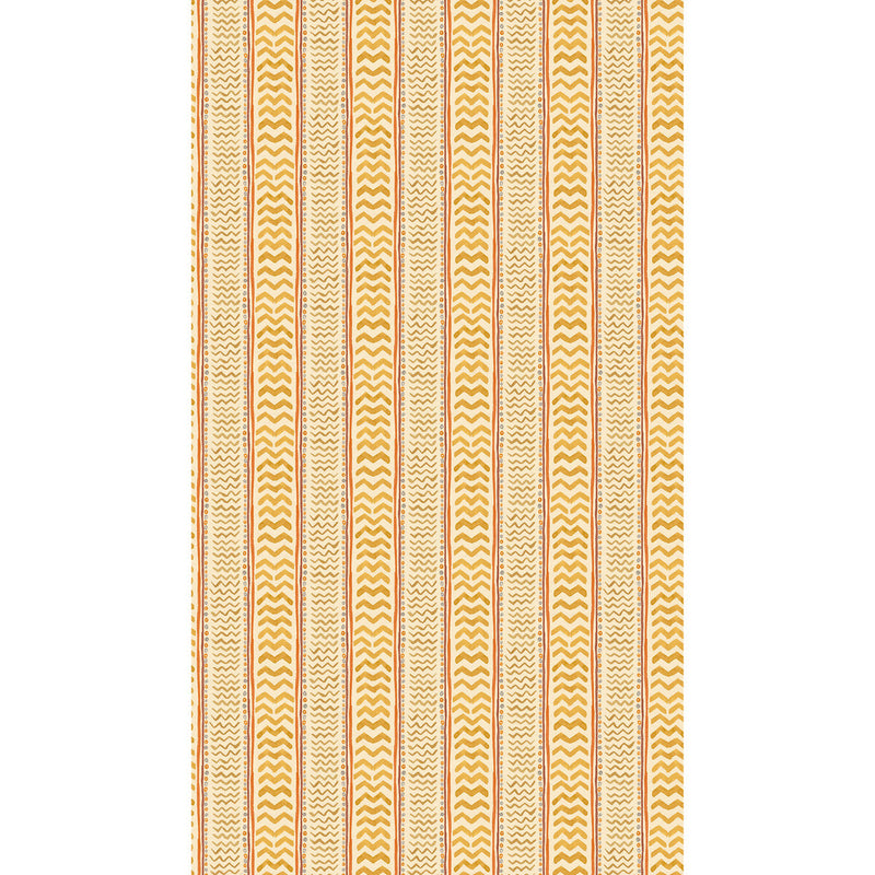 G P & J BAKER - WRIGGLE ROOM- OCHRE - Wallcovering by the Roll OCHRE
