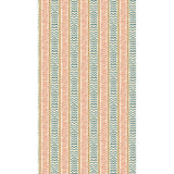 G P & J BAKER - WRIGGLE ROOM- TEAL/SPICE - Wallcovering by the Roll